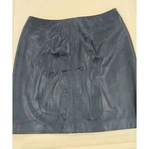 Jones New York Leather Skirt size 18W.